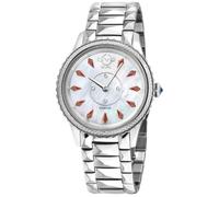 GV2 Women's Siena, Swiss Quartz Watch, White MOP Dial, 316L Stainless Steel, & Sapphire Crystal in Silver