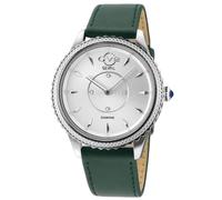 GV2 Women's Siena Vegan, Swiss Quartz Watch, Silver Dial, Italian Hand made Vegan, & Sapphire Crystal in Green