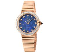 GV2 Women's Sorrento, Swiss Quartz Watch, Blue MOP Dial, 316L Stainless Steel, & Sapphire Crystal in Rose GV2 Rose One Size