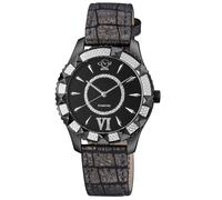 Venice, Swiss Quartz Watch, Black Dial, Hand made Italian leather, and Sapphire Crystal GV2 Black One Size