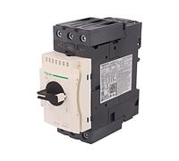 Schneider Electric TeSys GV3 - Motor Circuit Breaker, 3 Pole, 37-50A, Thermal Magnetic, Rotary Handle, EverLink Terminals, GV3P50, white
