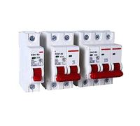 GVBAEPIEO 1/2/3/4P MCB DZ47-63 C Type 400V Mini Circuit Breaker 6A 10A 16A 20A 25A 32A 40A 63A Mounting 35mm Din Rail Overload 1Pcs(3P,6 Years)