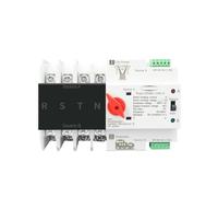 GVBAEPIEO 3 Phase DIN Rail ATS Dual Power Automatic Transfer Switch Selector Uninterruptible Supply 4P 63A 100A 125A(25v,220V)