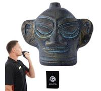 Gvblkq Aztec Death Whistle Ancient Death Whistle Horror Sound Aztec Whistle Weird Sound Whistle Prop Collectible Aztec Whistle Halloween Horror Sound Prop Aztec Whistle Unique Tabletop Center