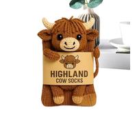 Gvblkq Crochet Doll - Ornament Figure, Christmas Animal Decoration, Handmade Plush Figurine, Festive Home Office Nursery Desk Accent, Birthday Gift, Soft Yarn Material, Farm Animal