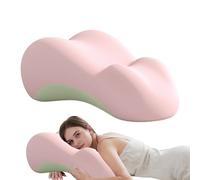 Gvblkq Ergonomic Butt Cushion, Breathable Wedge Support Pillow for Men and Women, Comfortable Seat Cushion for Post-Workout Recovery, Bed Rest, Travel, and Daily Comfort Enhancement 61x41x25cm