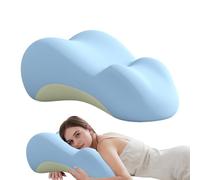 Gvblkq Ergonomic Butt Cushion, Breathable Wedge Support Pillow for Men and Women, Comfortable Seat Cushion for Post-Workout Recovery, Bed Rest, Travel, and Daily Comfort Enhancement 61x41x25cm