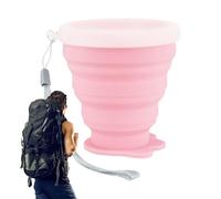 Gvblkq Foldable Cup - Cat Paw Foldable Drinking Cup for Travel and Daily Use | Food Grade Silicone with 200ml Capacity, Ultra-Thin Design Reusable and Lightweight, 9x8.5cm