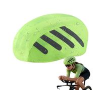 Gvblkq Helmet Covers - Waterproof Cycling Headgear Guard, Reflective Strips Windproof, Rain Cover for Men Women, Youth Adult Outdoor, City Road Gear, Safety Bicycle Vessel for Commuting Home Projects