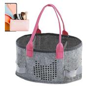 Gvblkq Music Carrying Bag, Hearing Doll Storage Suitcase, Travel-Friendly Felt Cloth Case, Extra Space for Player Set, Musical Instrument Accessory Organizer, Portable Storage for Mobile Use