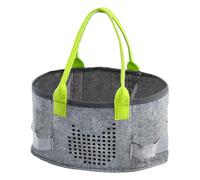 Gvblkq Music Carrying Bag, Hearing Doll Storage Suitcase, Travel-Friendly Felt Cloth Case, Extra Space for Player Set, Musical Instrument Accessory Organizer, Portable Storage for Mobile Use