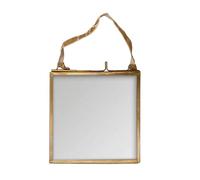 Gvblkq Pet Memorial Frame - Cat Loss Remembrance Keepsake, Metal Picture Holder with Linen Background, Sentimental Keepsake Ornament, Decorative Display for Wall, Shelf and Table, 10x10cm