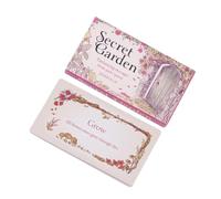 Gvblkq Secret Garden Charming Cards, Card Board Games, 40 Pieces Oracle Cards, Classic Secret Garden Games, Board Game Cards, Family Gathering Game Card for Gathering and Party