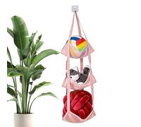 Gvblkq Storage, Space-Saving Multiple Days Wall Mounted Ball Shelf Garage Sports Equipment for Football Volleyball Cuddly Toys Children's Room Garage
