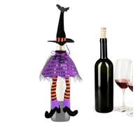 Gvblkq Witch Hat Wine Bottle Toppers - Halloween Wine Bottle Toppers Decor | Stylish and Exquisite Decoration Tool for Hotel, Store, Home, Supermarket, Shopping Mall