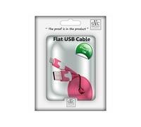 GVC 1 Metre Tangle Free Flat USB to 8 Pin 'Cable', Pink GVC Pink