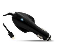 GVC 1000mAh Adaptive Car Charger For Micro USB Devices - Black