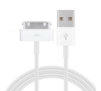 GVC USB 1m Data Cable For 30 Pin Connector Devices - White