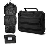 GVCELS toiletry bag for men,mens travel bag toiletry,men toiletry bag,tactical toiletry bag,hanging toiletry bag shower bag,dopp kit, Black, Hanging Toiletry Bag