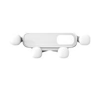 GVCIUSM Car Phone Holder Air Vent, for Infiniti Q30 Q45 Q50 Q60 Q70 QX30 QX50 QX56 QX60 QX70 QX80 2002-2025 One-Click Install, Strong Load Bearing, Anti-Shake, Fits to Air Outlets Securely,B White