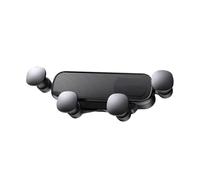 GVCIUSM Car Phone Holder Air Vent, for Jaguar I-Pace HSE EV400 2018-2025 One-Click Install, Strong Load Bearing, Anti-Shake, Fits to Air Outlets Securely,A Black