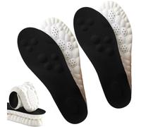 GVCXCSGE Orthopedic Insole Super Soft Comfort Insoles Memory Foam Breathable Shock Absorption Insoles for Shoe Orthopedic Insoles for Women & Men (45-46,Black)
