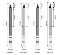 Gvda Gd300 Soldering Iron Tips Gd-K65, Gd-B2, Gd-Bc3, Gd-Ils