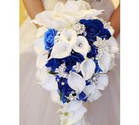 GVEKJ Horseshoe flower wedding bridal bouquet hand tied bridesmaid bouquet artificial flower home holiday party flower material-02