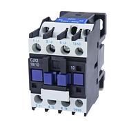 GVEXLUOQ CJX2-2510 CJX2-2501 AC Contactor 25A 3 Phase 3Pole NO Coil Voltage 380V 220V 110V 36V 24V 50/60Hz Din Rail Mounted 3P+1NO(36v Cjx2-2510 1no)