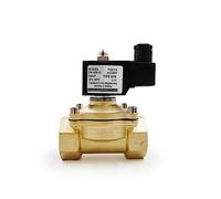GVEXLUOQ Normally Close Brass Electric Solenoid Valve DN15 DN20 12V/24V/220V/110V for Water Oil Air 1Pcs(Dc12v,DN40)