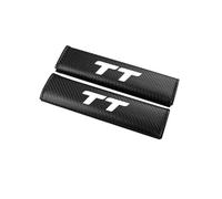 GVFKMNX 2 Pcs Car Seat Belt Pads,For Audi TT Harness Padding Pad Breathable Comfort Seat Belt Shoulder Pad Car Interior Accessories,Black