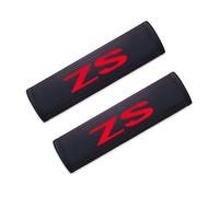 GVFKMNX 2 Pcs Car Seat Belt Pads,For MG ZS MG zs Harness Padding Pad Breathable Comfort Seat Belt Shoulder Pad Car Interior Accessories,Red