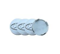 GVFKMNX 4 Pcs Car Hub Centre Caps,for Hyundai I10 I20 I30 I40 IX20 IX35 Tucson Solaris Accent Santafe Waterproof Dustproof Anti Rust Durable ABS Snap On Fit Wheel Center Caps Accessories,H-61MM