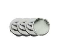 GVFKMNX 4 Pcs Car Hub Centre Caps,for Toyota GR Corolla Yaris Aygo Prius RAV4 Crown CHR Camry Auris Waterproof Dustproof Anti Rust Durable ABS Snap On Fit Wheel Center Caps Accessories,62mm silver