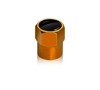 GVFKMNX 4 Pcs Tyre Valve Caps Set,for BMW M Peugeot Honda Skoda Jaguar Mitsubishi benz LEXUS SAAB Leak Proof Dust Seal Corrosion Resistant Leak-Proof Screw-On Easy Grip Car Accessories,Orange