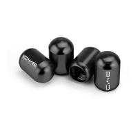 GVFKMNX 4 Pcs Tyre Valve Caps Set,for BYD Atto 3 Act 3 Tang F3 E6 Yuan Song Plus EV Leak Proof Dust Seal Corrosion Resistant Leak-Proof Screw-On Easy Grip Car Accessories,Black