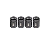 GVFKMNX 4 Pcs Tyre Valve Caps Set,for BYD Han Ev Tang Qin PLUS Song Pro MAX Yuan Dolphin E2 Leak Proof Dust Seal Corrosion Resistant Leak-Proof Screw-On Easy Grip Car Accessories,Black