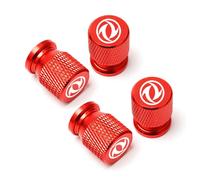 GVFKMNX 4 Pcs Tyre Valve Caps Set,for Dongfeng DFM fengxing s50 ix5 a9 a60 a30 ax4 ax7 glory Leak Proof Dust Seal Corrosion Resistant Leak-Proof Screw-On Easy Grip Car Accessories,Red