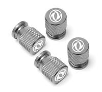 GVFKMNX 4 Pcs Tyre Valve Caps Set,for Dongfeng DFM fengxing s50 ix5 a9 a60 a30 ax4 ax7 glory Leak Proof Dust Seal Corrosion Resistant Leak-Proof Screw-On Easy Grip Car Accessories,Silver