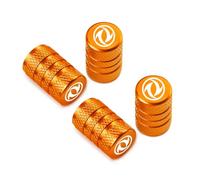 GVFKMNX 4 Pcs Tyre Valve Caps Set,for dongfeng DFM fengxing s50 ix5 a9 a60 a30 ax4 ax7 glory Leak Proof Dust Seal Corrosion Resistant Leak-Proof Screw-On Easy Grip Car Accessories,Orange