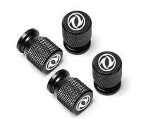 GVFKMNX 4 Pcs Tyre Valve Caps Set,for Dongfeng DFM fengxing s50 ix5 a9 a60 a30 ax4 ax7 glory Leak Proof Dust Seal Corrosion Resistant Leak-Proof Screw-On Easy Grip Car Accessories,Black