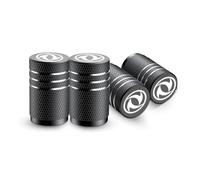 GVFKMNX 4 Pcs Tyre Valve Caps Set,for dongfeng DFM fengxing s50 ix5 a9 a60 a30 ax4 ax7 glory Leak Proof Dust Seal Corrosion Resistant Leak-Proof Screw-On Easy Grip Car Accessories,Black