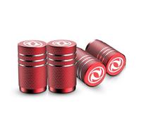 GVFKMNX 4 Pcs Tyre Valve Caps Set,for dongfeng DFM fengxing s50 ix5 a9 a60 a30 ax4 ax7 glory Leak Proof Dust Seal Corrosion Resistant Leak-Proof Screw-On Easy Grip Car Accessories,Red