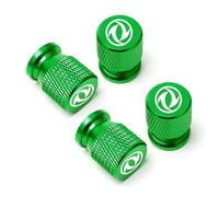 GVFKMNX 4 Pcs Tyre Valve Caps Set,for Dongfeng DFM fengxing s50 ix5 a9 a60 a30 ax4 ax7 glory Leak Proof Dust Seal Corrosion Resistant Leak-Proof Screw-On Easy Grip Car Accessories,Green