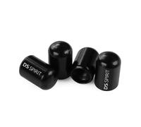 GVFKMNX 4 Pcs Tyre Valve Caps Set,for DS DS3 DS7 DS4 DS3 DS SPIRIT Citroen X E-Tense DS5 DS6 5LS Leak Proof Dust Seal Corrosion Resistant Leak-Proof Screw-On Easy Grip Car Accessories,Black
