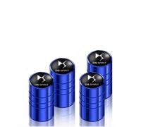 GVFKMNX 4 Pcs Tyre Valve Caps Set,for DS SPIRIT DS4S DS3 DS5 5LS DS6 DS7 DS9 DIVINE DS E-Tense WILD Leak Proof Dust Seal Corrosion Resistant Leak-Proof Screw-On Easy Grip Car Accessories,Blue
