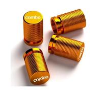 GVFKMNX 4 Pcs Tyre Valve Caps Set,for Opel Combo Leak Proof Dust Seal Corrosion Resistant Leak-Proof Screw-On Easy Grip Car Accessories,Orange