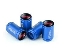 GVFKMNX 4 Pcs Tyre Valve Caps Set,for Subaru STI Impreza Levorg Impreza WRX Tribeca XV Forester BRZ Leak Proof Dust Seal Corrosion Resistant Leak-Proof Screw-On Easy Grip Car Accessories,Blue