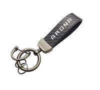 GVFKMNX carbon fiber Car Key Rings,For Seat Leon Ateca Arona Cordoba Ibiza Toledo Vehicles Auto Keyring Lanyard Key Fob Holder personalised Rotatable Swivel Anti-Lost,C