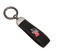 GVFKMNX Leather Car Key Rings,For Seat FR 5f Leon Ibiza Altea Exe 5f Mk2 Mk3 TARRACO Vehicles Auto Keyring Lanyard Key Fob Holder personalised Rotatable Swivel Anti-Lost Ring